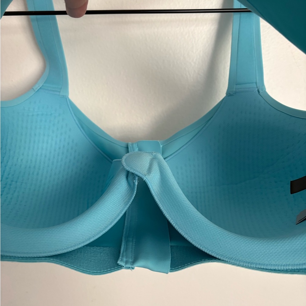 VSX Knockout™ Front-Close Athletic Sports Bra Turquoise Oasis Women 38D NWOT AC - Picture 7 of 9